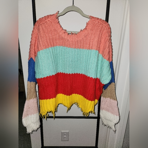 Wildfox Multi Color Sweater - Picture 1 of 4